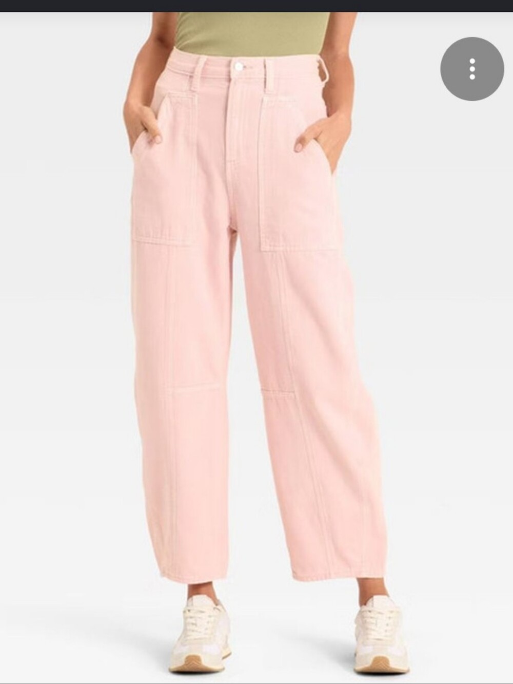 Universal Thread High-Rise Barrel Utility Jeans
